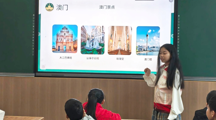 旅游与商贸学院学子与社区儿童共庆澳门回归26周年