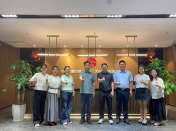 旅游与商贸学院赴中交七鲤古镇开展党建联建共建洽谈