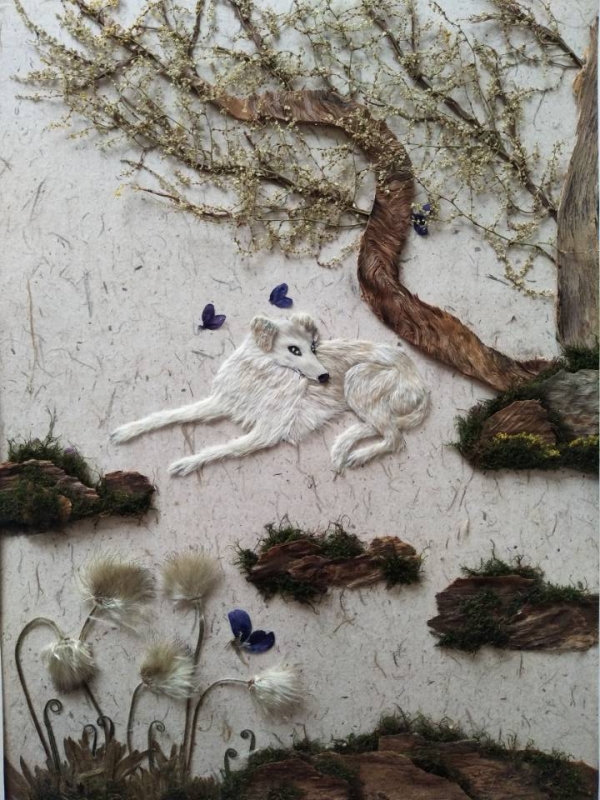 获奖作品《河畔的守候》