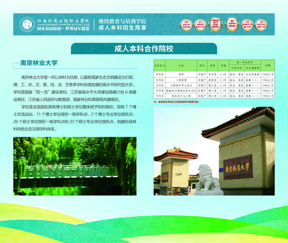 【130cmx110cm】继续教育与培训学院主楼负一楼宣传栏 (3)