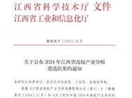 我院三名教师被选聘为2024年江西省高校产业导师