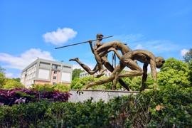 校园风景图